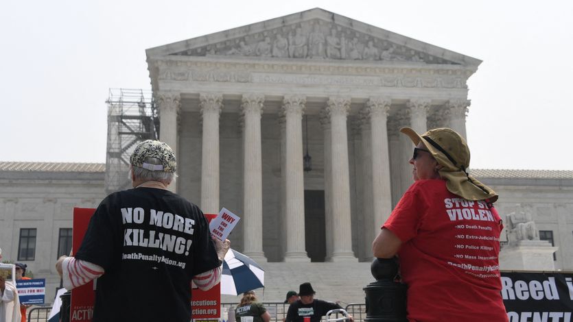 Death penalty protest