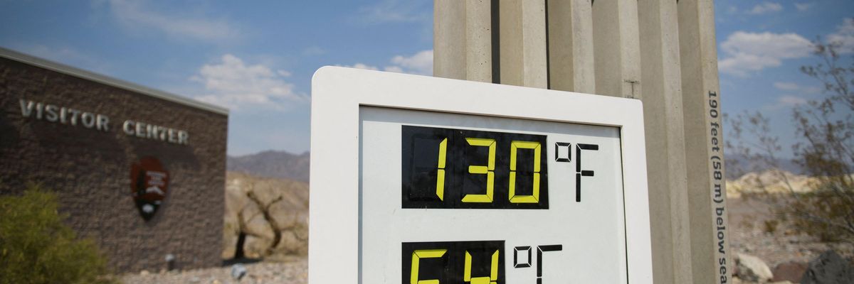 Death Valley record heat