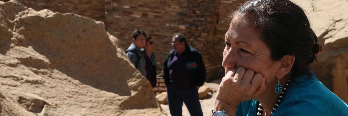 Deb Haaland Chaco Canyon