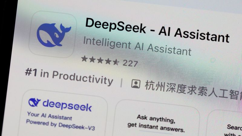 DeepSeek app.
