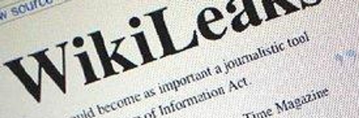 US Government Conflates Media Outlet Wikileaks with Cyber-Criminals and 'Hacktivists'