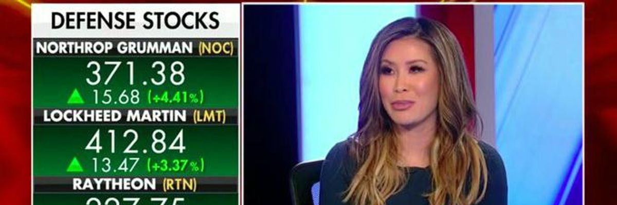 'If You Are Wondering Who Benefits': Weapons Makers See Stocks Surge as Trump Moves Closer to War With Iran