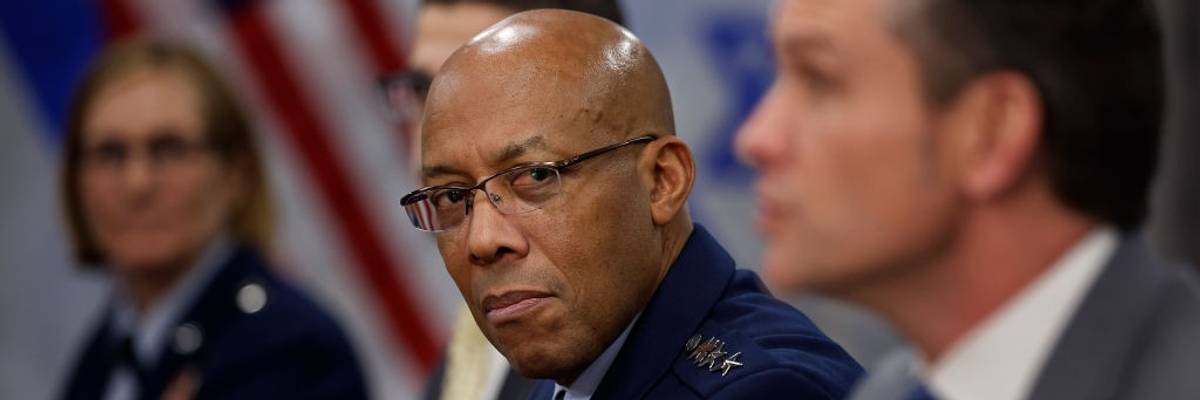 Defense Sec. Hegseth and Chairman of the Joint Chiefs of Staff General Charles Brown Jr.