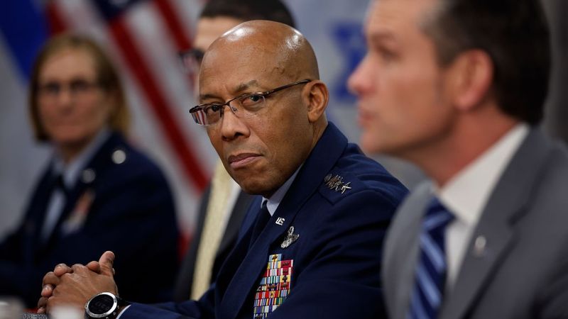 Defense Sec. Hegseth and Chairman of the Joint Chiefs of Staff General Charles Brown Jr.