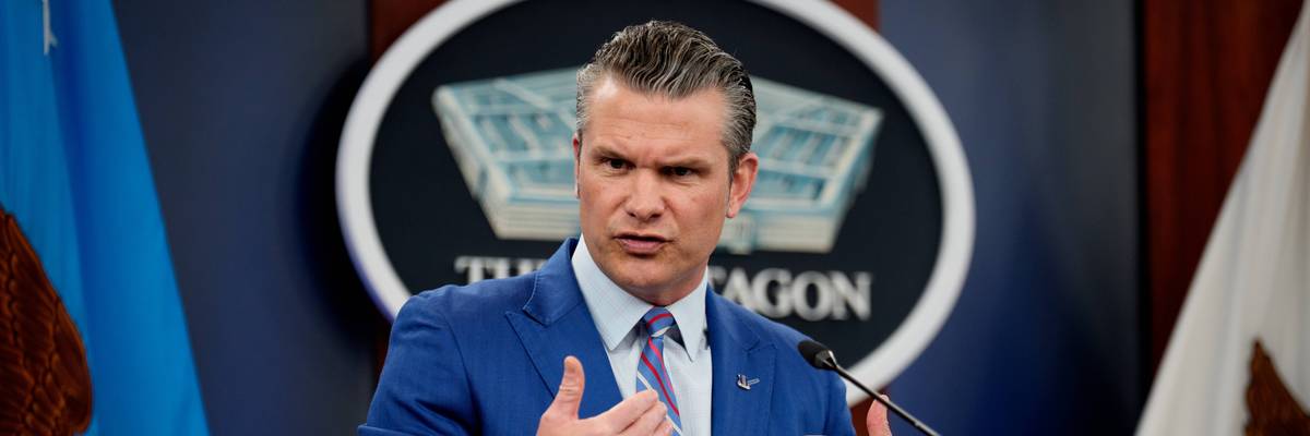 Defense Sec. Pete Hegseth Holds Pentagon Press Conference On Iran Strikes