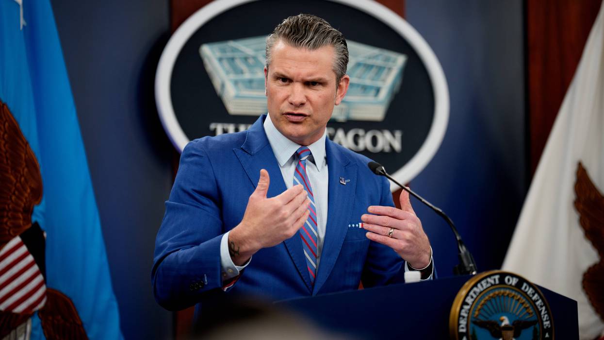 Defense Sec. Pete Hegseth Holds Pentagon Press Conference On Iran Strikes