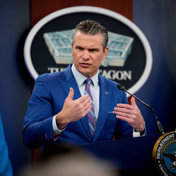 Defense Sec. Pete Hegseth Holds Pentagon Press Conference On Iran Strikes