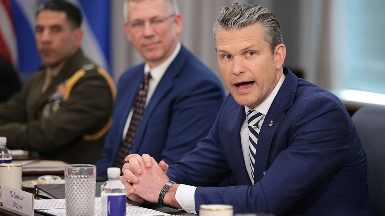 Defense Sec. Pete Hegseth Meets With El Salvador Minister Of National Defense Rene Merino Monroy At The Pentagon