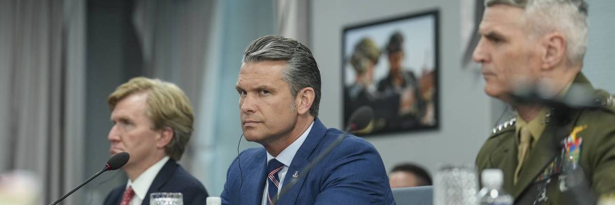 Defense Secretary Hegseth Hosts Prime Minister Of Iraq At The Pentagon