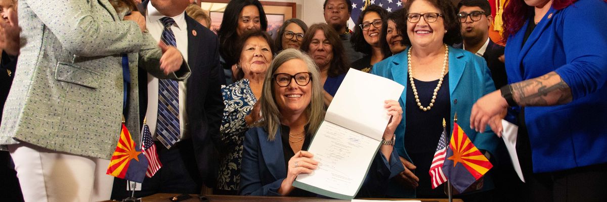 As Hobbs Signs Repeal, Arizonans Push Abortion Rights Ballot Measure