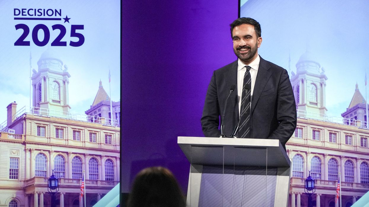 Democratic candidate Zohran Mamdani participates in the second New York City mayoral debate