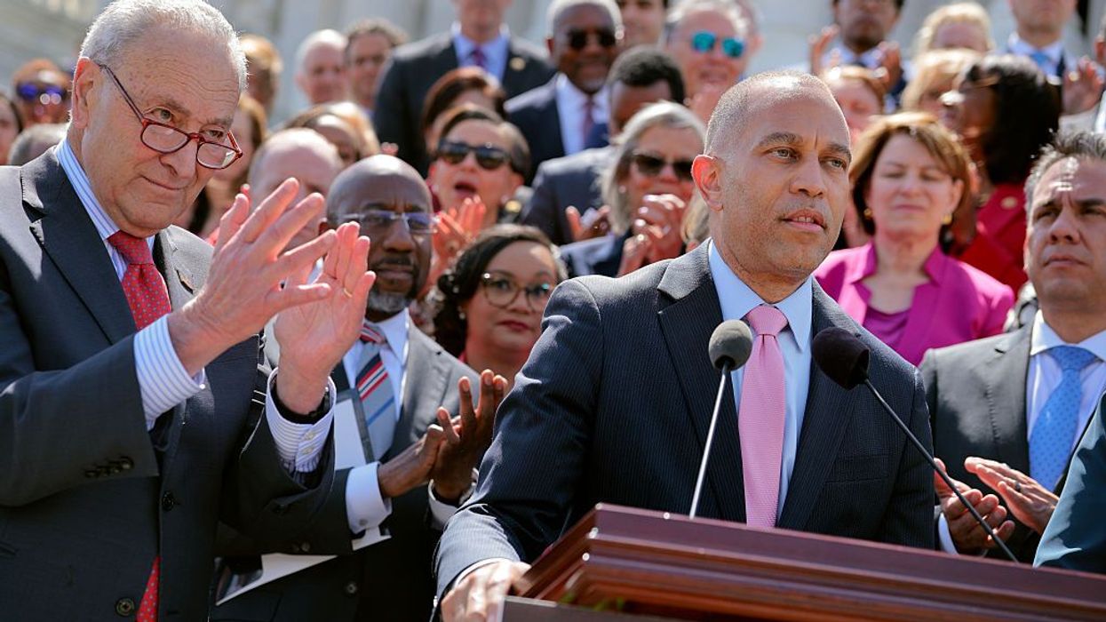 Democratic Congressional Leadership Speak On Trump's First 100 Days Of Second Term