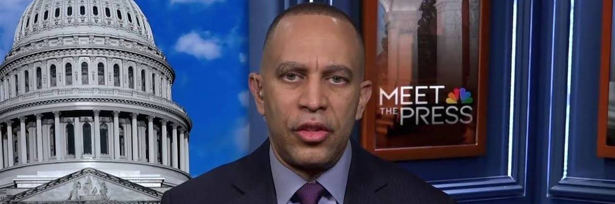 Democratic House Majority Leader Hakeem Jeffries