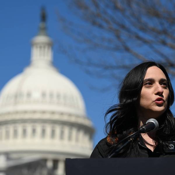 Democratic Lawmakers Hold Memorial Outside U.S. Capitol For Victims Of Minab School Strike In Iran