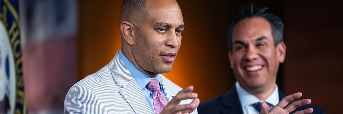 Democratic leaders Jeffries and Aguilar