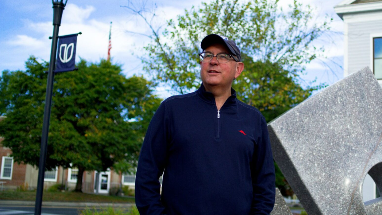 Democratic Maine US House candidate Matt Dunlap poses for a photo