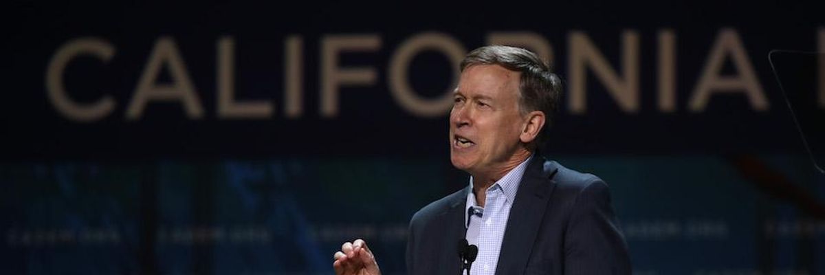 'Read the Room': Hickenlooper Booed at California Democratic Convention for Decrying Socialism, Calling for Pragmatism