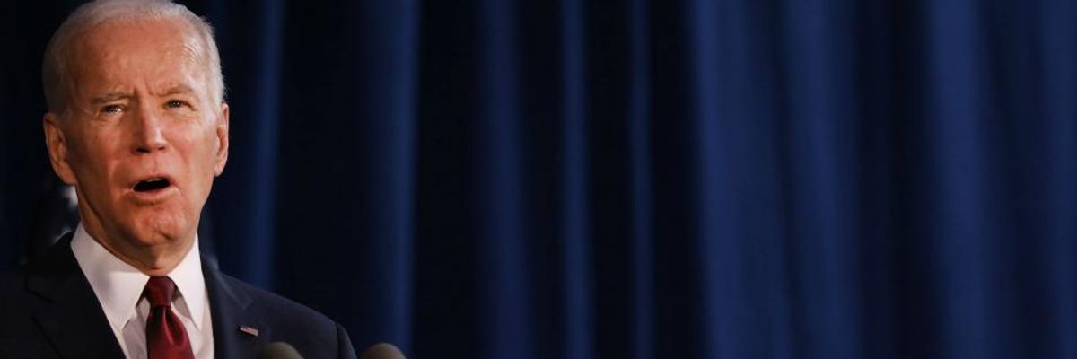 After Biden Offers 'No Comment' Response to Middle East Escalation, Critics Suggest: How About 'No War With Iran'