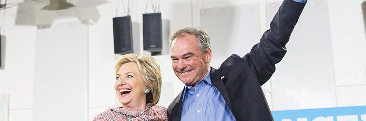 Hillary-Kaine: Back to the Center
