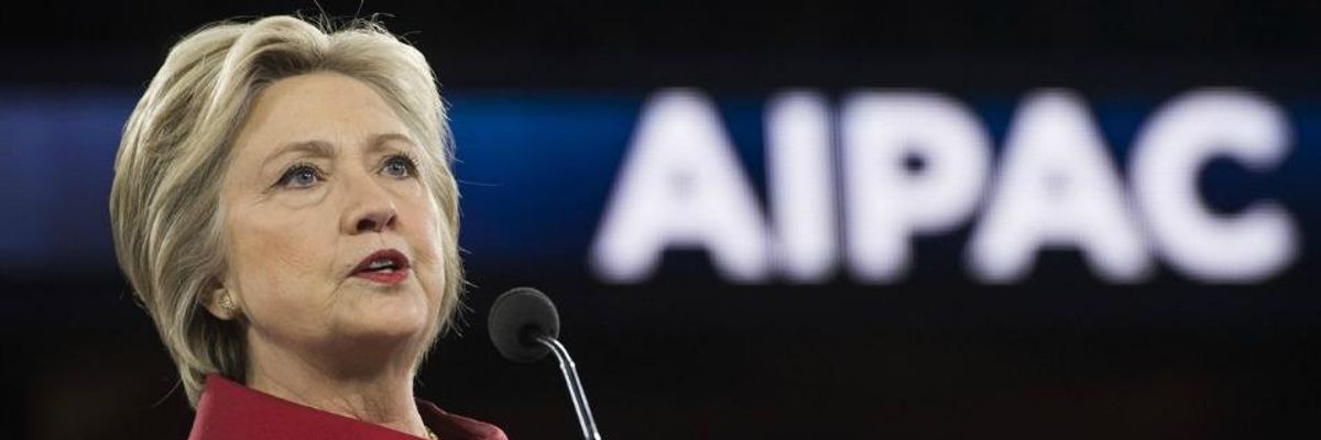 Hillary's Latest Bow to AIPAC