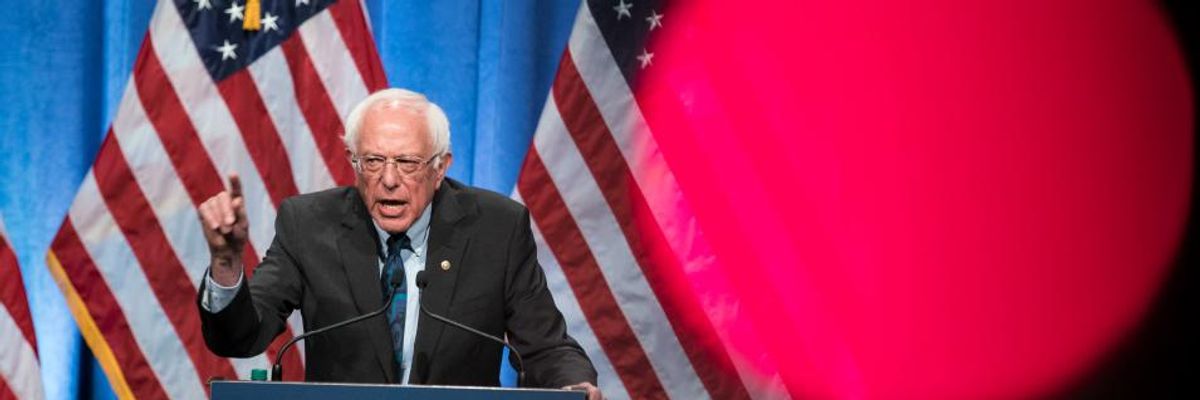 Watch Bernie Sanders Deliver Speech on Why Democratic Socialism 'Only Way to Defeat Oligarchy and Authoritarianism'