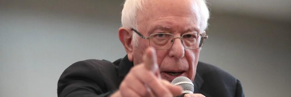 Sanders Says Trump 'Taking a Page From His Dictator Friends Around the World' With NYT Libel Lawsuit