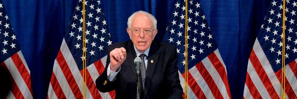 'Now Is the Time for Solidarity': Bernie Sanders Addresses Health and Economic Crisis Facing US as Coronavirus Spreads