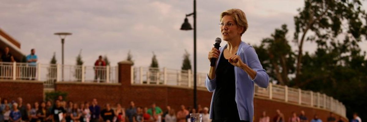 Iowa Survey Shows Warren Leading Biden for First Time in Democratic Primary