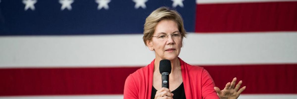 With Detailed Pay-For Plan, Warren Touts Medicare for All as 'Bigger Than the Biggest Tax Cut' in US History