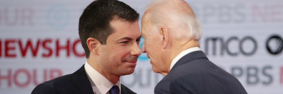 'The Progressive Movement Has to Fight Back': New Ad Campaign Targets Biden and Buttigieg in Iowa and South Carolina