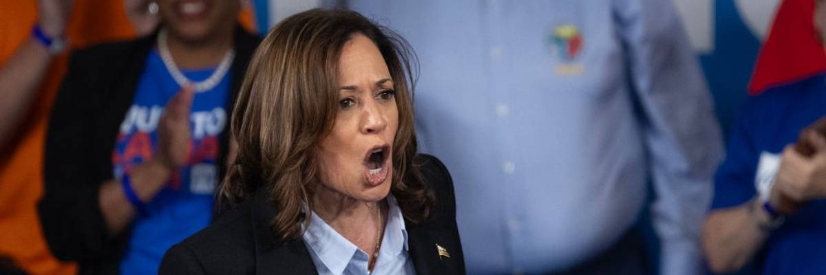 Democratic presidential candidate Vice President Kamala Harris