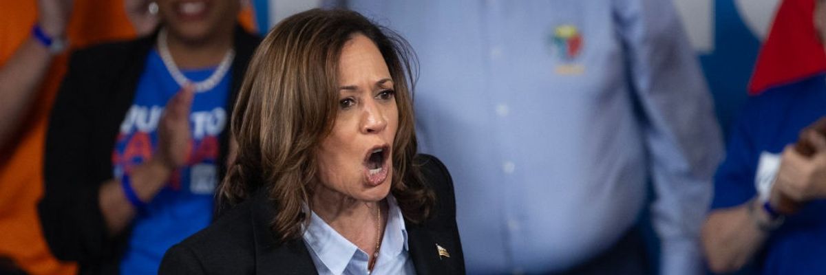 Democratic presidential candidate Vice President Kamala Harris