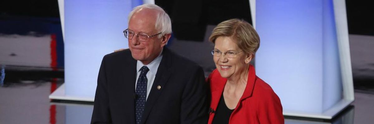 New 2020 National Poll Shows Sanders and Warren Tied for First Place as Biden Drops 13 Points