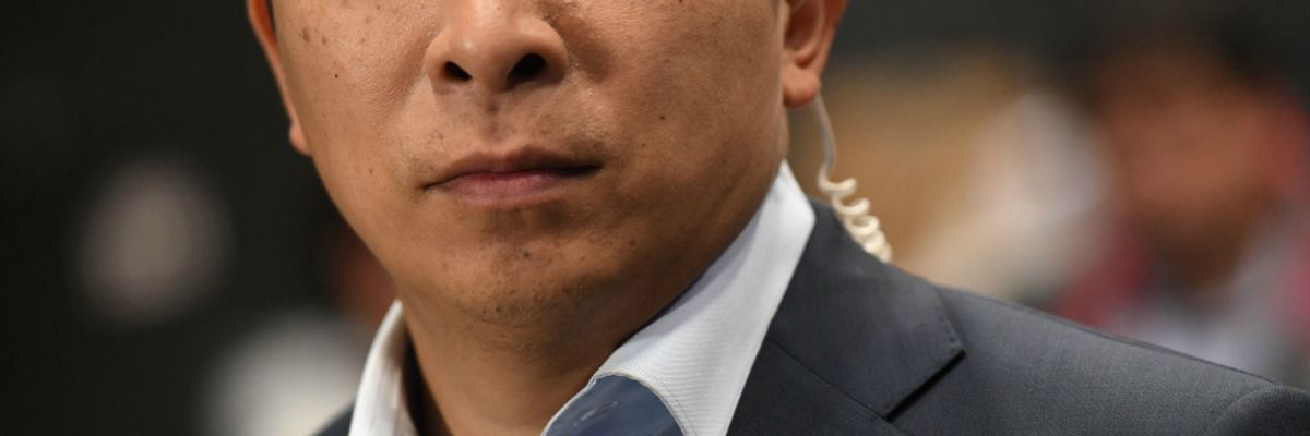 Andrew Yang--That 2020 Hopeful With the 'Math' Pin--on Iowa Results: 'Looks Like Bernie Won'