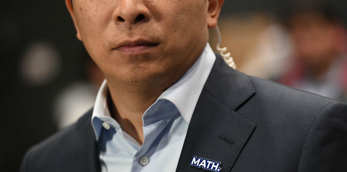 Andrew Yang--That 2020 Hopeful With the 'Math' Pin--on Iowa Results ...