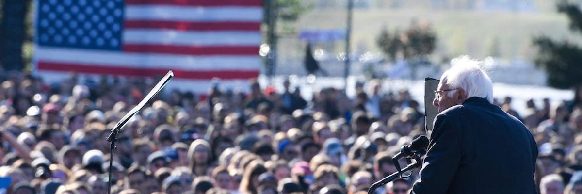 "I'm Willing to Fight for Someone I Don't Know": Sanders Speech Becomes Viral Rallying Cry