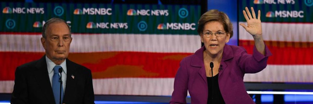 Warren Says Democrats Must Oppose Billionaire Who Calls Women 'Fat Broads' and 'Horse-Faced Lesbians' (She Wasn't Talking About Trump)