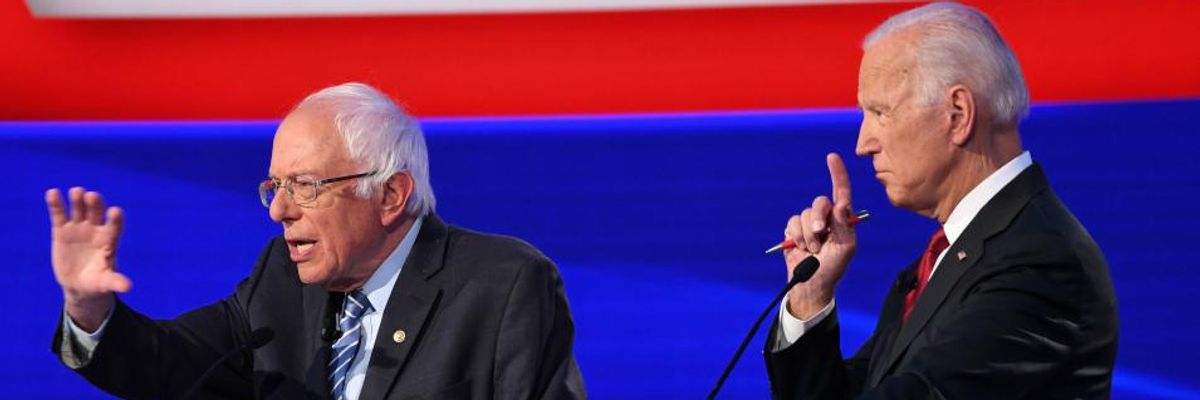 Biden Plan 'Preserves Corporate Greed' Rotting Nation's Healthcare System, Says Sanders Campaign