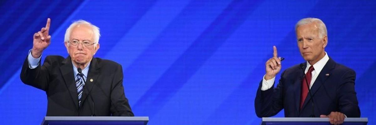 Biden Says 'Hard to Envision' Democratic Convention Taking Place in July as Sanders Vows to Stay in Race