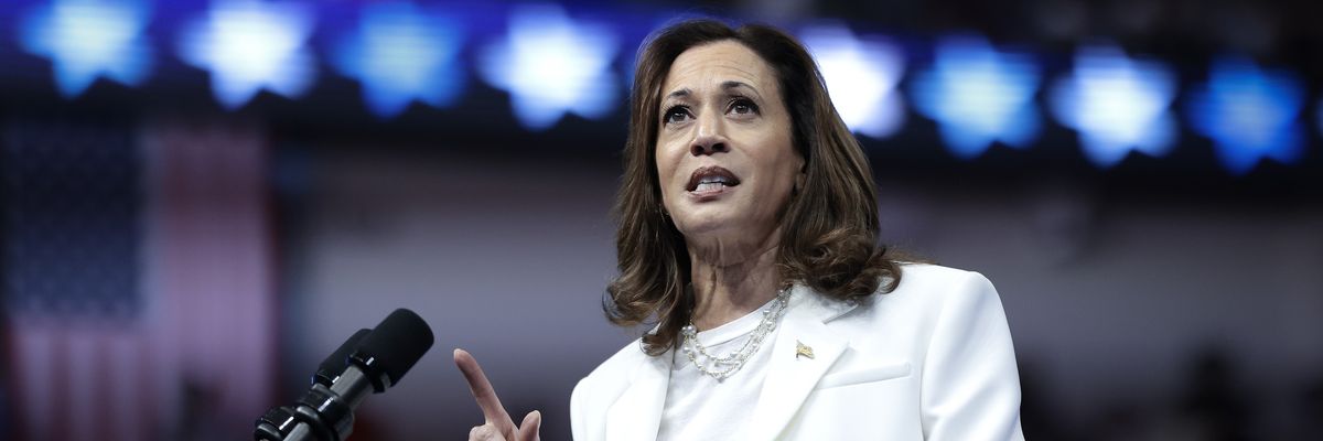 Democratic presidential nominee and Vice President Kamala Harris