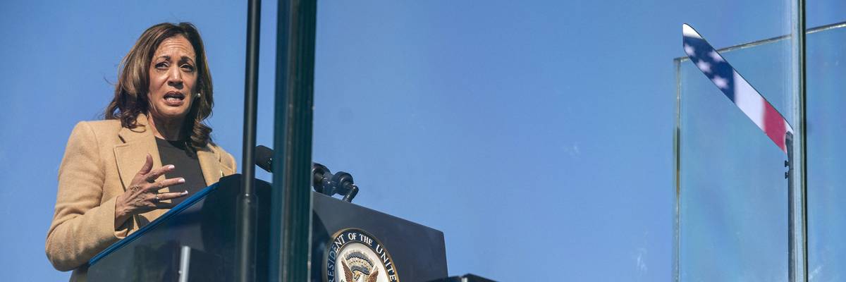 Democratic presidential nominee Kamala Harris