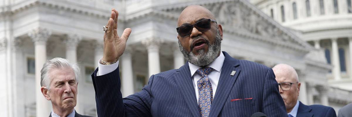 Democratic Representatives Hold Press Conference On Federal Workforce Rights