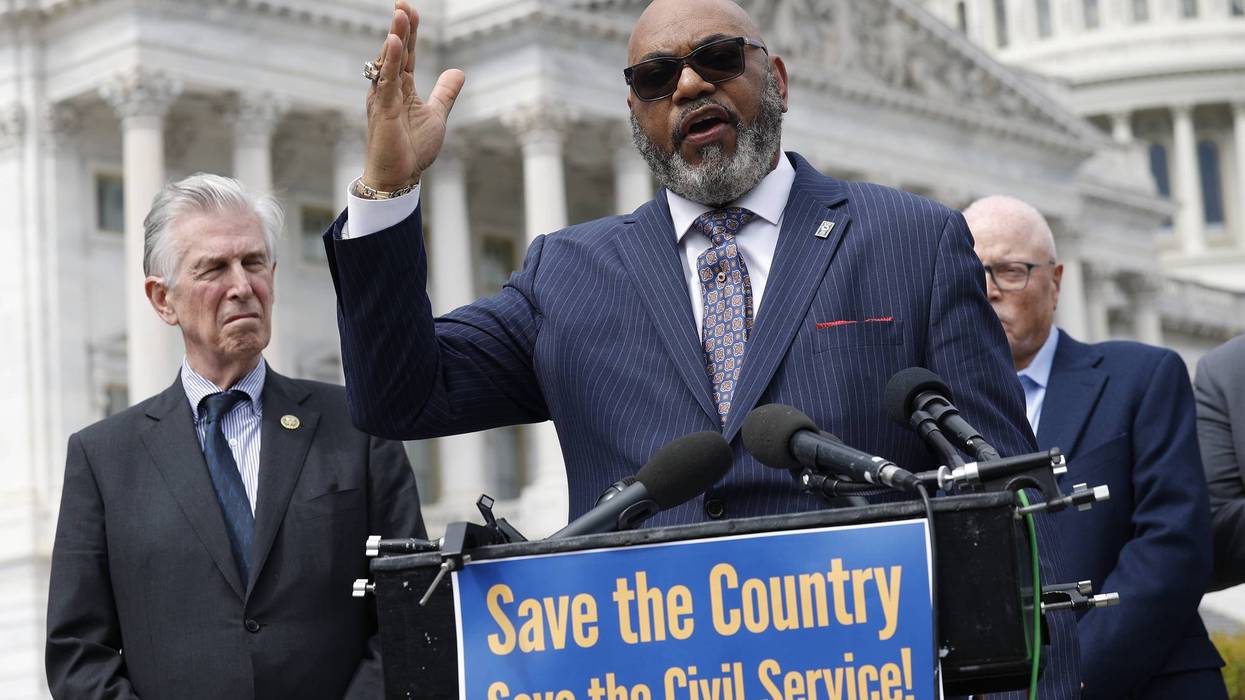 Democratic Representatives Hold Press Conference On Federal Workforce Rights