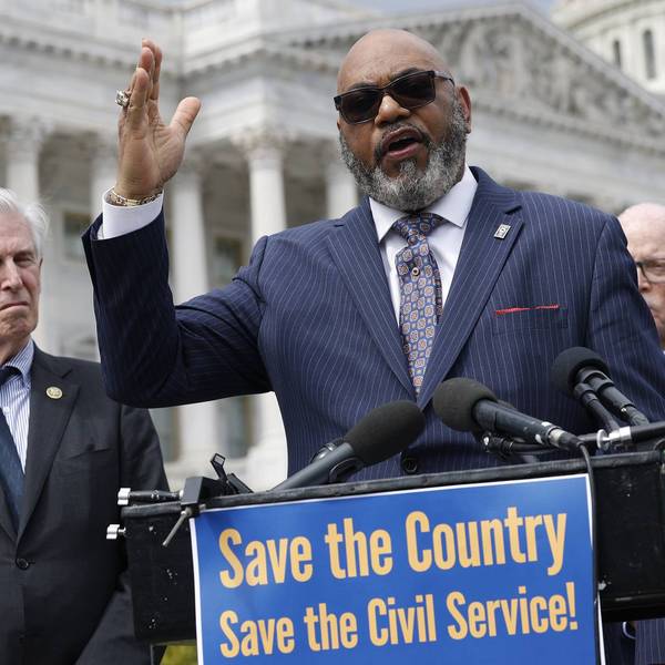 Democratic Representatives Hold Press Conference On Federal Workforce Rights