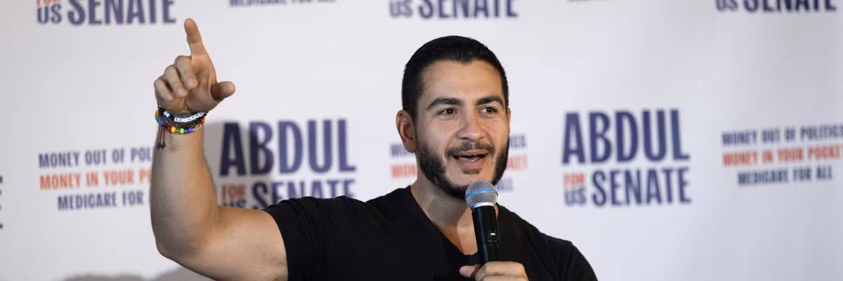 Democratic Senate Candidate Abdul El-Sayed Campaigns In Michigan Ahead Of Primary
