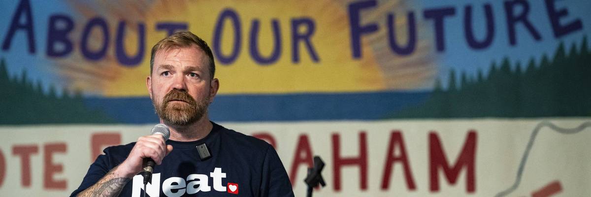 Democratic Senate Candidate For Maine Graham Platner Campaigns Around The State