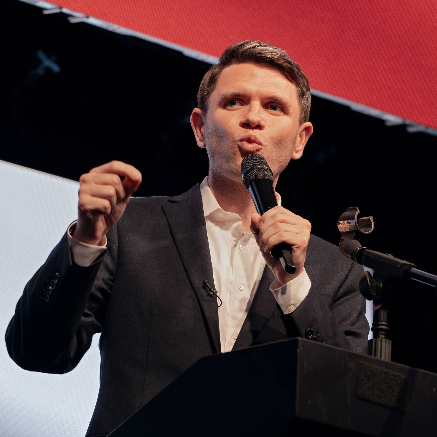 Democratic Senate Candidate James Talarico Holds Rally Day After GOP Primary