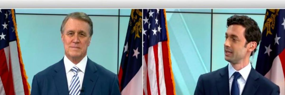 'It's Not Just That You're a Crook': Watch Jon Ossoff Eviscerate Sen. Perdue Over Insider Trading, Covid Lies, and Healthcare Attacks