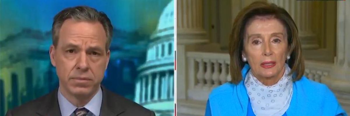 'Just Calm Down,' Says Pelosi, When Asked If She Made Tactical Error in Covid-19 Relief Fight With McConnell