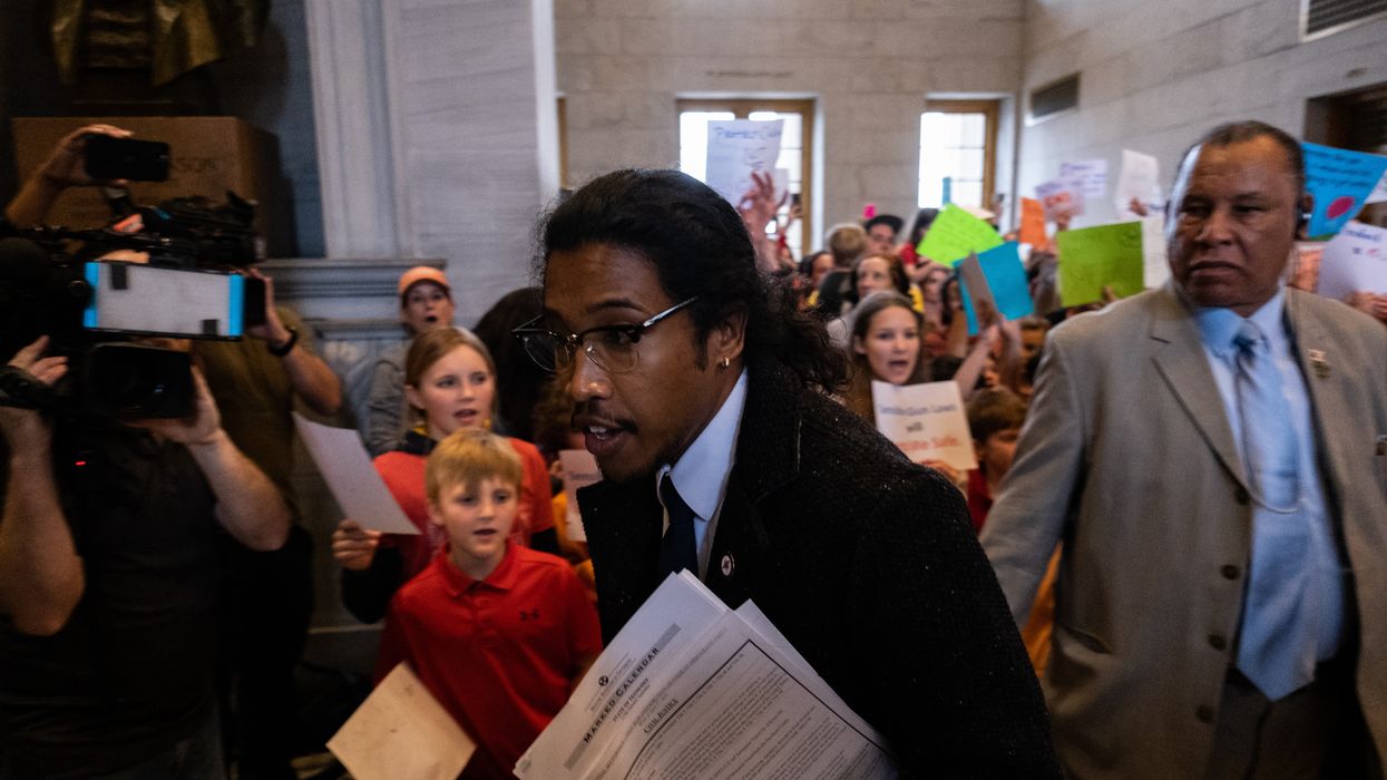 Democratic state Rep. Justin Jones